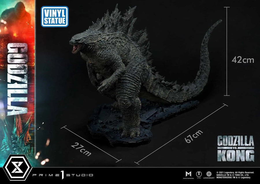 Godzilla (Vinyl Statue Version) Godzilla vs Kong – Prime1Studio – ActionFigure Brasil