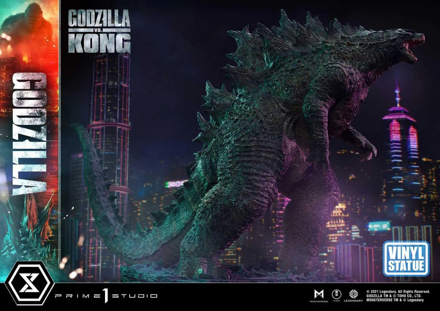 Godzilla (Vinyl Statue Version) Godzilla vs Kong – Prime1Studio – ActionFigure Brasil