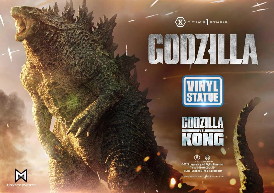 Godzilla (Vinyl Statue Version) Godzilla vs Kong – Prime1Studio – ActionFigure Brasil