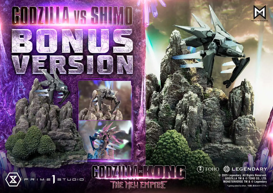 Godzilla vs Shimo (Bonus Version) Godzilla x Kong: The New Empire (Film) – Prime1Studio – ActionFigure Brasil