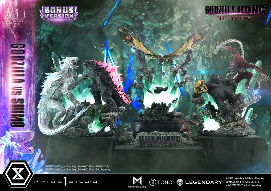 Godzilla vs Shimo (Bonus Version) Godzilla x Kong: The New Empire (Film) – Prime1Studio – ActionFigure Brasil
