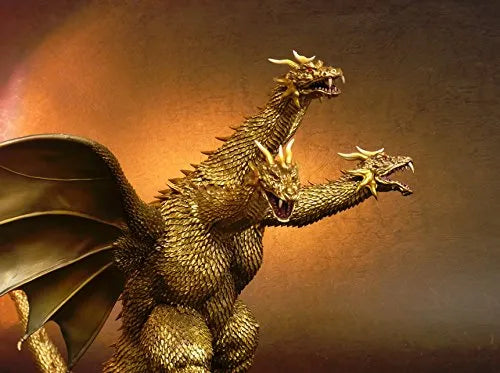 Gojira, Mothra, King Ghidorah Daikaijuu Soukougeki - King Ghidorah - Toho Daikaiju Series - 2001 Edition (X-Plus)ㅤ – X-Plus As Manufacturer – ActionFigureBrasil