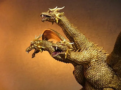 Gojira, Mothra, King Ghidorah Daikaijuu Soukougeki - King Ghidorah - Toho Daikaiju Series - 2001 Edition (X-Plus)ㅤ – X-Plus As Manufacturer – ActionFigureBrasil — detalhe do produto