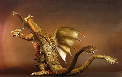 Gojira, Mothra, King Ghidorah Daikaijuu Soukougeki - King Ghidorah - Toho Daikaiju Series - 2001 Edition (X-Plus)ㅤ – X-Plus As Manufacturer – ActionFigureBrasil — acessórios