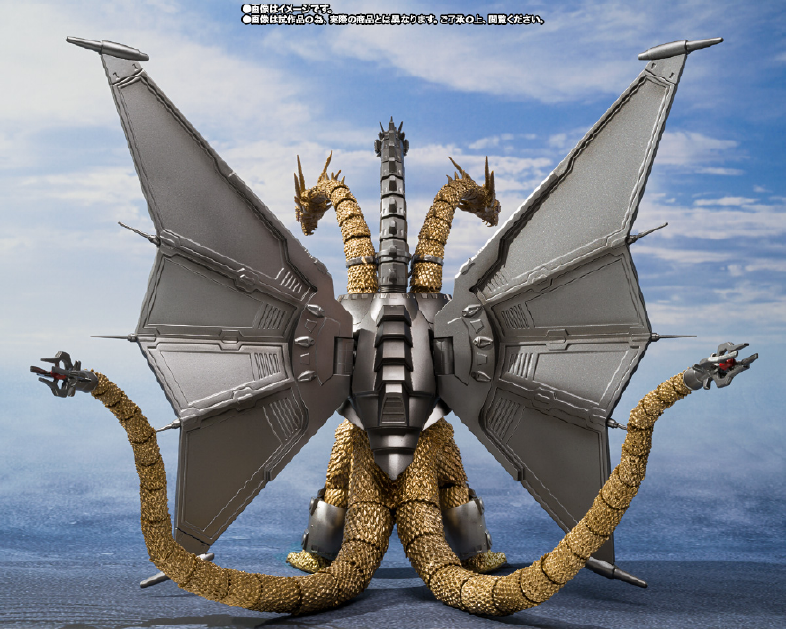 Gojira vs. King Ghidorah - Mecha King Ghidorah - S.H.MonsterArts - Shinjuku Decisive Battle Special Set (Bandai Spirits) [Shop Exclusive]ㅤ – Bandai Spirits – ActionFigureBrasil