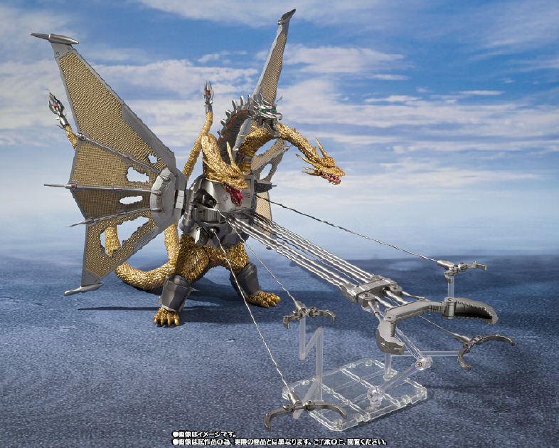 Gojira vs. King Ghidorah - Mecha King Ghidorah - S.H.MonsterArts - Shinjuku Decisive Battle Special Set (Bandai Spirits) [Shop Exclusive]ㅤ – Bandai Spirits – ActionFigureBrasil