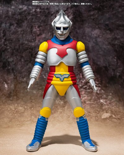 Gojira vs. Megalon - Jet Jaguar - S.H.MonsterArts - 1973 (Bandai Spirits) [Shop Exclusive]ㅤ – Bandai Spirits – ActionFigure Brasil — ambientada