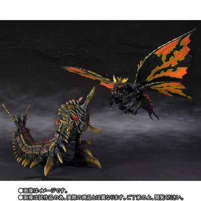 Gojira vs. Mothra - Battra - Battra Larvae - S.H.MonsterArts - Special Color ver.ㅤ – Bandai – ActionFigureBrasil — ângulo diferente