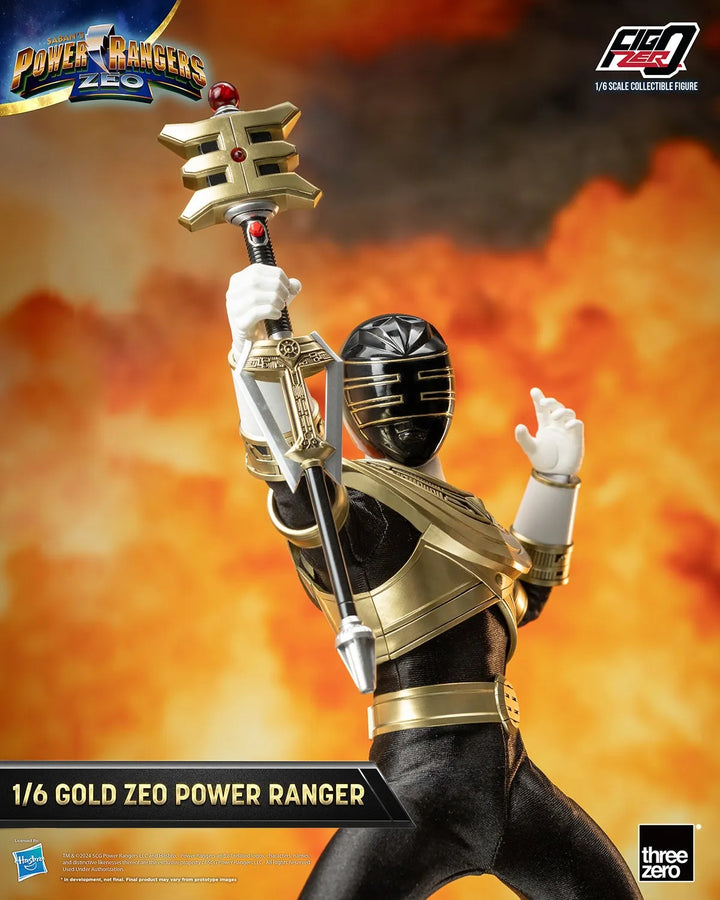 Gold Zeo Power Ranger – Threezero – ActionFigure Brasil