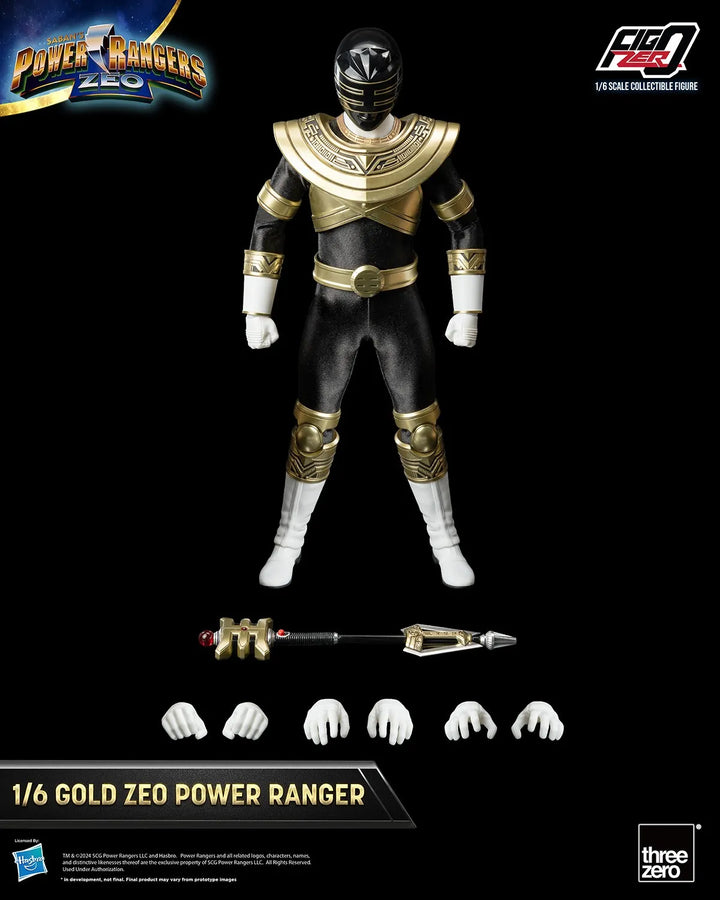Gold Zeo Power Ranger – Threezero – ActionFigure Brasil