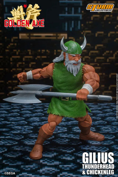 Golden Axe Action Figure Gilius Thunderhead & Chicken Leg Setㅤ – Storm Collectibles – ActionFigureBrasil — close