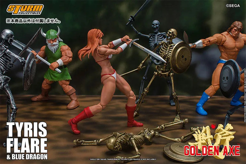 Golden Axe Action Figure Tyris Flare & Blue Dragon Setㅤ – Storm Collectibles – ActionFigureBrasil