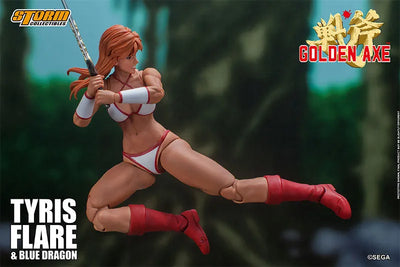 Golden Axe Action Figure Tyris Flare & Blue Dragon Setㅤ – Storm Collectibles – ActionFigureBrasil — detalhe do produto