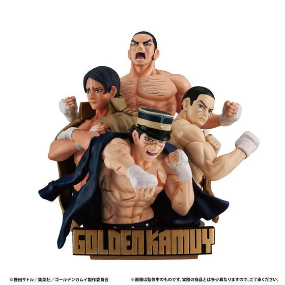 Golden Kamuy - Koito Otonoshin - Sugimoto Saichi - Tanigaki Genjirou - Tsukishima Hajime - Puchirama DX - Stenka!! (MegaHouse) [Shop Exclusive]ㅤ – MegaHouse as Manufacturer – ActionFigure Brasil