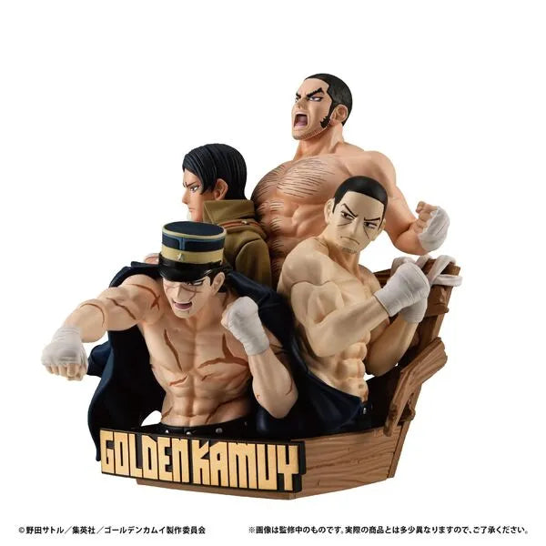 Golden Kamuy - Koito Otonoshin - Sugimoto Saichi - Tanigaki Genjirou - Tsukishima Hajime - Puchirama DX - Stenka!! (MegaHouse) [Shop Exclusive]ㅤ – MegaHouse as Manufacturer – ActionFigure Brasil