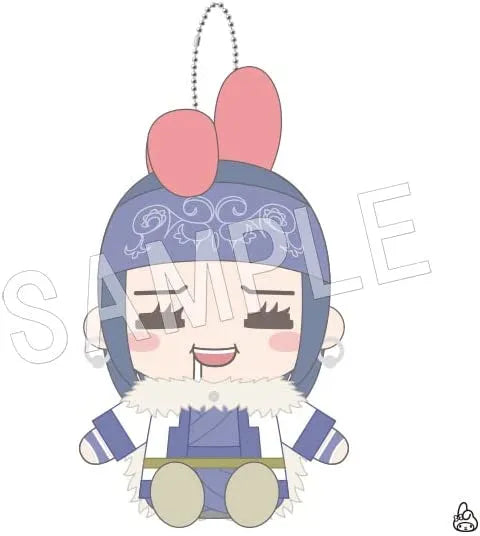 Golden Kamuy - Sanrio Characters - Asirpa - Golden Kamuy x Sanrio Characters - Osuwari Nuigurumi Mascot - Plush Mascot - My Melody (Chugai Mining)ㅤ – Chugai Mining – ActionFigure Brasil