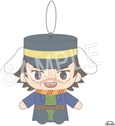 Golden Kamuy - Sanrio Characters - Sugimoto Saichi - Golden Kamuy x Sanrio Characters - Osuwari Nuigurumi Mascot - Plush Mascot - Cinnamoroll (Chugai Mining)ㅤ – Chugai Mining – ActionFigure Brasil