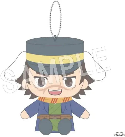 Golden Kamuy - Sanrio Characters - Sugimoto Saichi - Golden Kamuy x Sanrio Characters - Osuwari Nuigurumi Mascot - Plush Mascot - Cinnamoroll (Chugai Mining)ㅤ – Chugai Mining – ActionFigure Brasil