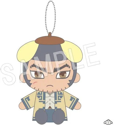 Golden Kamuy - Sanrio Characters - Tanigaki Genjirou - Golden Kamuy x Sanrio Characters - Osuwari Nuigurumi Mascot - Plush Mascot - Pom Pom Purin (Chugai Mining)ㅤ – Chugai Mining – ActionFigure Brasil