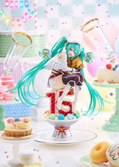 GOOD SMILE Racing - Hatsune Miku - 1/6 - 2023 15th Anniversary Ver. (GOOD SMILE Racing)ㅤ – Good Smile Racing – ActionFigure Brasil — com base expositora