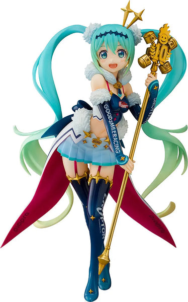 GOOD SMILE Racing - Hatsune Miku - 1/7 - Racing 2018, Challenging to the Top (Aquamarine, Good Smile Company)ㅤ – Aquamarine As Manufacturer,Good Smile Company As Distributor – ActionFigure Brasil