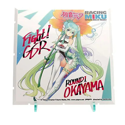 GOOD SMILE Racing - Hatsune Miku - Dioramansion 150 - Dioramansion 150: Racing Miku Pit 2017 Optional Panels - Rd.1 OKAYAMA - Racing 2017 ver. (Good Smile Company, PLM)ㅤ – PLUM – ActionFigureBrasil — detalhe do produto