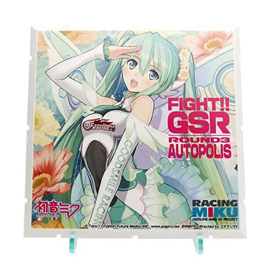 GOOD SMILE Racing - Hatsune Miku - Dioramansion 150 - Dioramansion 150: Racing Miku Pit 2017 Optional Panels - Rd.3 AUTOPOLIS - Racing 2017 ver. (Good Smile Company, PLM)ㅤ – PLUM – ActionFigureBrasil — detalhe do produto