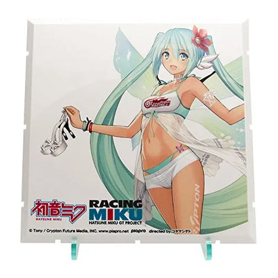 GOOD SMILE Racing - Hatsune Miku - Dioramansion 150 - Dioramansion 150: Racing Miku Pit 2017 Optional Panels - Thai Support Close-Up Ver. - Racing 2017 ver. (Good Smile Company, PLM)ㅤ – PLUM – ActionFigureBrasil — detalhe do produto