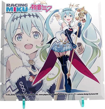 GOOD SMILE Racing - Hatsune Miku - Dioramansion 150 - Dioramansion 150: Racing Miku Pit 2018 Optional Panels - Debut ver. - Racing 2018 ver. (Good Smile Company, PLM)ㅤ – Good Smile Company As Distributor,PLM As Manufacturer – ActionFigure Brasil