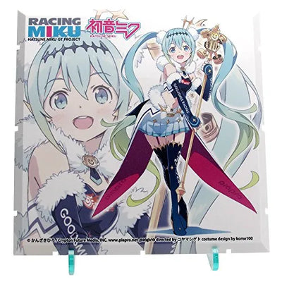 GOOD SMILE Racing - Hatsune Miku - Dioramansion 150 - Dioramansion 150: Racing Miku Pit 2018 Optional Panels - Debut ver. - Racing 2018 ver. (Good Smile Company, PLM)ㅤ – PLUM – ActionFigureBrasil — close