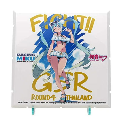 GOOD SMILE Racing - Hatsune Miku - Dioramansion 150 - Dioramansion 150: Racing Miku Pit 2018 Optional Panels - Rd.4 THAILAND - Racing 2018 ver., (Good Smile Company, PLM)ㅤ – PLUM – ActionFigureBrasil — detalhe do produto
