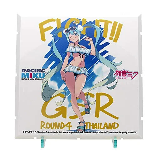GOOD SMILE Racing - Hatsune Miku - Dioramansion 150 - Dioramansion 150: Racing Miku Pit 2018 Optional Panels - Rd.4 THAILAND - Racing 2018 ver., (Good Smile Company, PLM)ㅤ – Good Smile Company As Distributor,PLM As Manufacturer – ActionFigure Brasil
