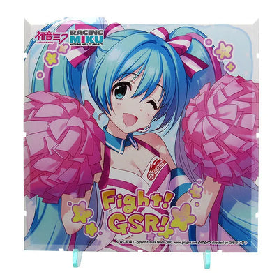 GOOD SMILE Racing - Hatsune Miku - Dioramansion 150 - Dioramansion 150: Racing Miku Pit 2019 Optional Panels - Racing 2019 Ver. , Cheer Ver. (Good Smile Company, PLM)ㅤ – Good Smile Company As Distributor,PLM As Manufacturer – ActionFigure Brasil — ângulo diferente