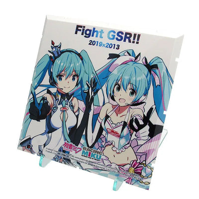 GOOD SMILE Racing - Hatsune Miku - Dioramansion 150 - Dioramansion 150: Racing Miku Pit 2019 Optional Panels - Racing 2019 ver., Racing 2013 ver., Rd. 2 FUJI (Good Smile Company, PLM)ㅤ – Good Smile Company As Distributor,PLM As Manufacturer – ActionFigure Brasil — ângulo diferente