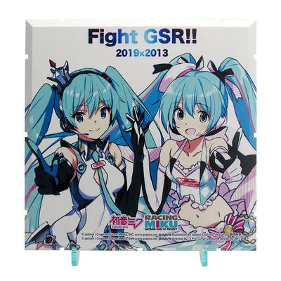 GOOD SMILE Racing - Hatsune Miku - Dioramansion 150 - Dioramansion 150: Racing Miku Pit 2019 Optional Panels - Racing 2019 ver., Racing 2013 ver., Rd. 2 FUJI (Good Smile Company, PLM)ㅤ – PLUM – ActionFigureBrasil