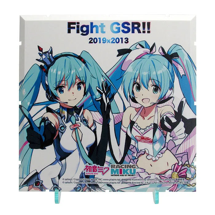GOOD SMILE Racing - Hatsune Miku - Dioramansion 150 - Dioramansion 150: Racing Miku Pit 2019 Optional Panels - Racing 2019 ver., Racing 2013 ver., Rd. 2 FUJI (Good Smile Company, PLM)ㅤ – Good Smile Company As Distributor,PLM As Manufacturer – ActionFigure Brasil