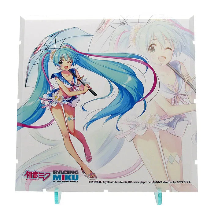 GOOD SMILE Racing - Hatsune Miku - Dioramansion 150 - Dioramansion 150: Racing Miku Pit 2019 Optional Panels - Racing 2019 ver., Thai Ver. (Good Smile Company, PLM)ㅤ – Good Smile Company As Distributor,PLM As Manufacturer – ActionFigure Brasil