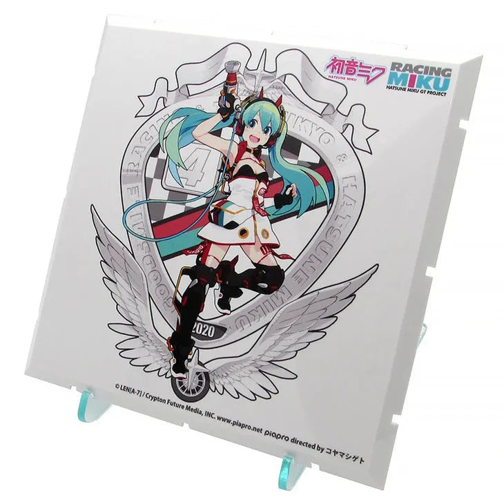 GOOD SMILE Racing - Hatsune Miku - Dioramansion 150 - Dioramansion 150: Racing Miku Pit 2020 Optional Panel - Racing 2020 Ver., Key Visual F (Good Smile Company, PLM)ㅤ – Good Smile Company As Distributor,PLM As Manufacturer – ActionFigure Brasil
