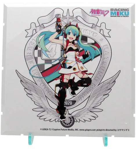 GOOD SMILE Racing - Hatsune Miku - Dioramansion 150 - Dioramansion 150: Racing Miku Pit 2020 Optional Panel - Racing 2020 Ver., Key Visual F (Good Smile Company, PLM)ㅤ – Good Smile Company As Distributor,PLM As Manufacturer – ActionFigure Brasil