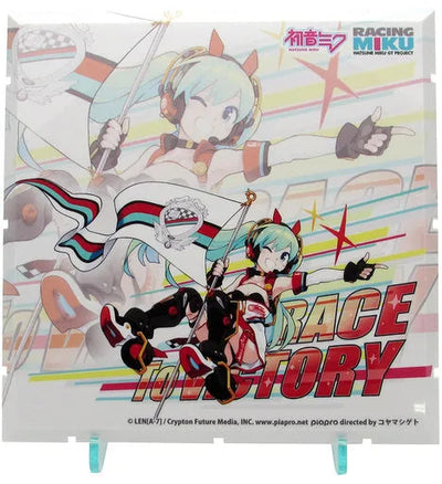 GOOD SMILE Racing - Hatsune Miku - Dioramansion 150 - Dioramansion 150: Racing Miku Pit 2020 Optional Panel - Racing 2020 Ver., Key Visual R (Good Smile Company, PLM)ㅤ – Good Smile Company,PLM – ActionFigure Brasil