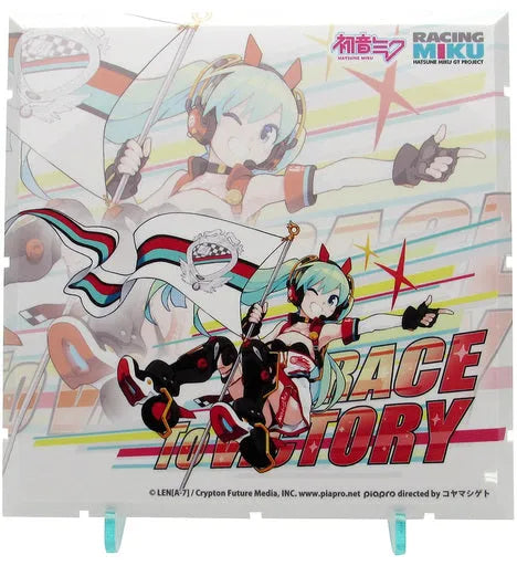 GOOD SMILE Racing - Hatsune Miku - Dioramansion 150 - Dioramansion 150: Racing Miku Pit 2020 Optional Panel - Racing 2020 Ver., Key Visual R (Good Smile Company, PLM)ㅤ – Good Smile Company,PLM – ActionFigure Brasil