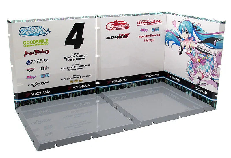 GOOD SMILE Racing - Hatsune Miku - Dioramansion 150 - Racing 2019 Ver., Pit A (Good Smile Company, PLM)ㅤ – Good Smile Company As Distributor,PLM As Manufacturer – ActionFigure Brasil
