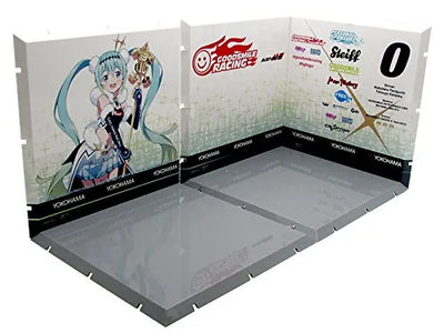 GOOD SMILE Racing - Hatsune Miku - Dioramansion 150 - Racing Miku 2018 Pit C - Racing 2018 ver. (Good Smile Company, PLM)ㅤ – Good Smile Company As Distributor,PLM As Manufacturer – ActionFigure Brasil — embalagem