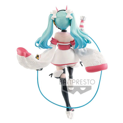 GOOD SMILE Racing - Hatsune Miku - Espresto est - Racing 2020 Ver., Haregi Ver., Dress & Pattern (Bandai Spirits)ㅤ – Bandai Spirits – ActionFigureBrasil — close