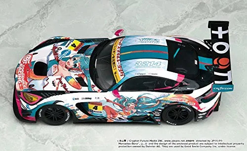GOOD SMILE Racing - Hatsune Miku - Itasha - 1/32 - Mercedes-Benz AMG GT3 - 2016 Season Opening Version (Good Smile Company)ㅤ – Good Smile Company As Manufacturer – ActionFigure Brasil