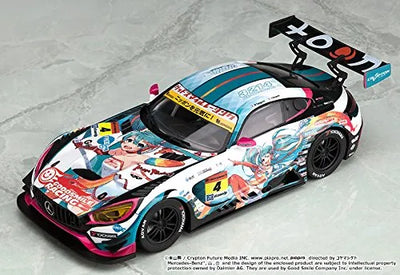 GOOD SMILE Racing - Hatsune Miku - Itasha - 1/32 - Mercedes-Benz AMG GT3 - 2016 Season Opening Version (Good Smile Company)ㅤ – Good Smile Company – ActionFigureBrasil — close