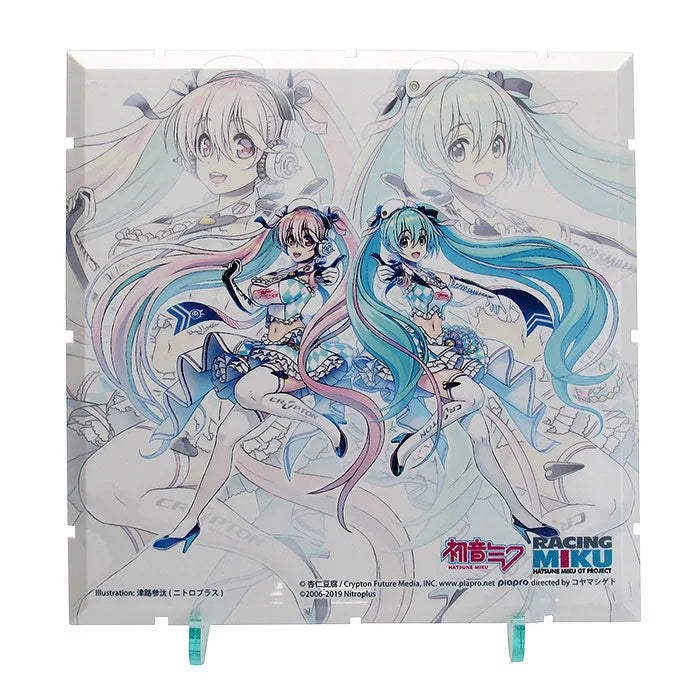 GOOD SMILE Racing - Hatsune Miku - Sonico - Dioramansion 150 - Dioramansion 150: Racing Miku Pit 2019 Optional Panels - Racing 2019 Ver., Super Sonico Collab Ver. (Good Smile Company, PLM)ㅤ – Good Smile Company As Distributor,PLM As Manufacturer – ActionFigure Brasil