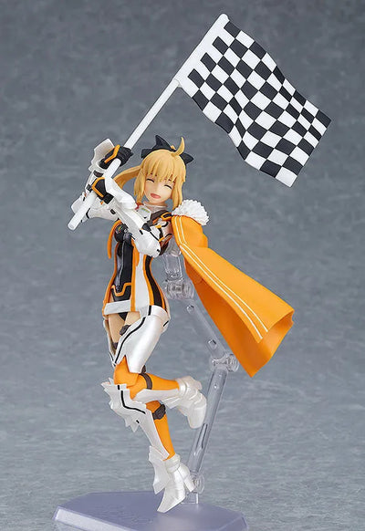 GOOD SMILE Racing - Type-Moon Racing - Saber Lily - Figma #SP-128 - Racing ver. (Max Factory)ㅤ – Good Smile Company – ActionFigureBrasil — ambientada