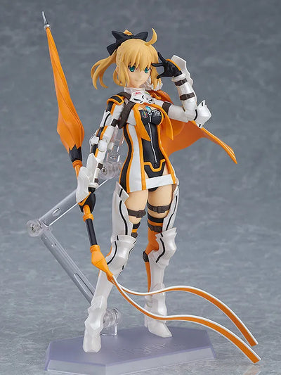 GOOD SMILE Racing - Type-Moon Racing - Saber Lily - Figma #SP-128 - Racing ver. (Max Factory)ㅤ – GOODSMILE RACING&TYPE-MOON RACING – ActionFigure Brasil — com base expositora