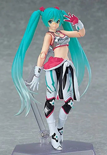 GOOD SMILE Racing - Vocaloid - Hatsune Miku - Figma #233 - EV MIRAI ver., Racing 2013 (Max Factory)ㅤ – Max Factory – ActionFigure Brasil